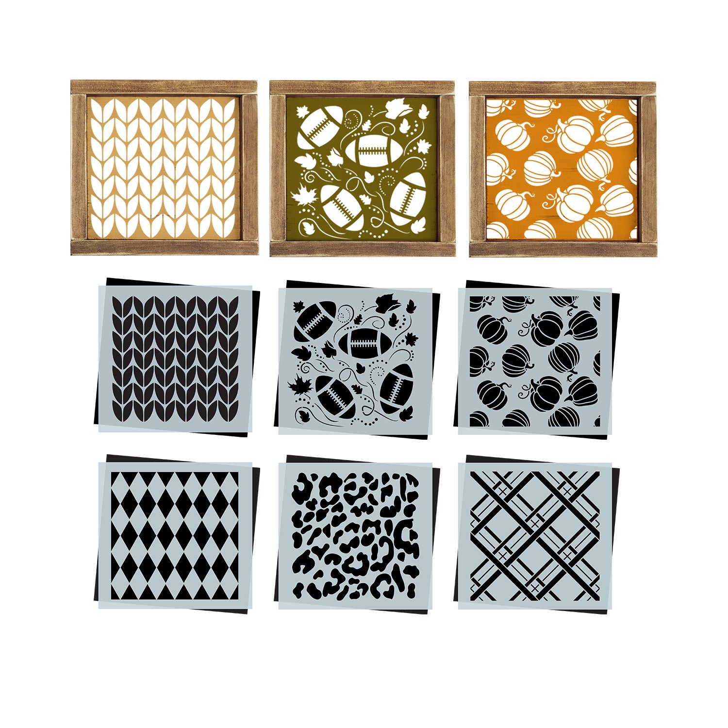 Fall Mini Patterns (6 Pack)-Home-Essential Stencil