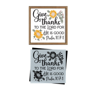 Give thanks to the Lord Scripture Stencil-Stencil-Essential Stencil