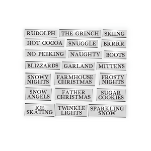 Holiday Words 21pcs-Christmas-Essential Stencil
