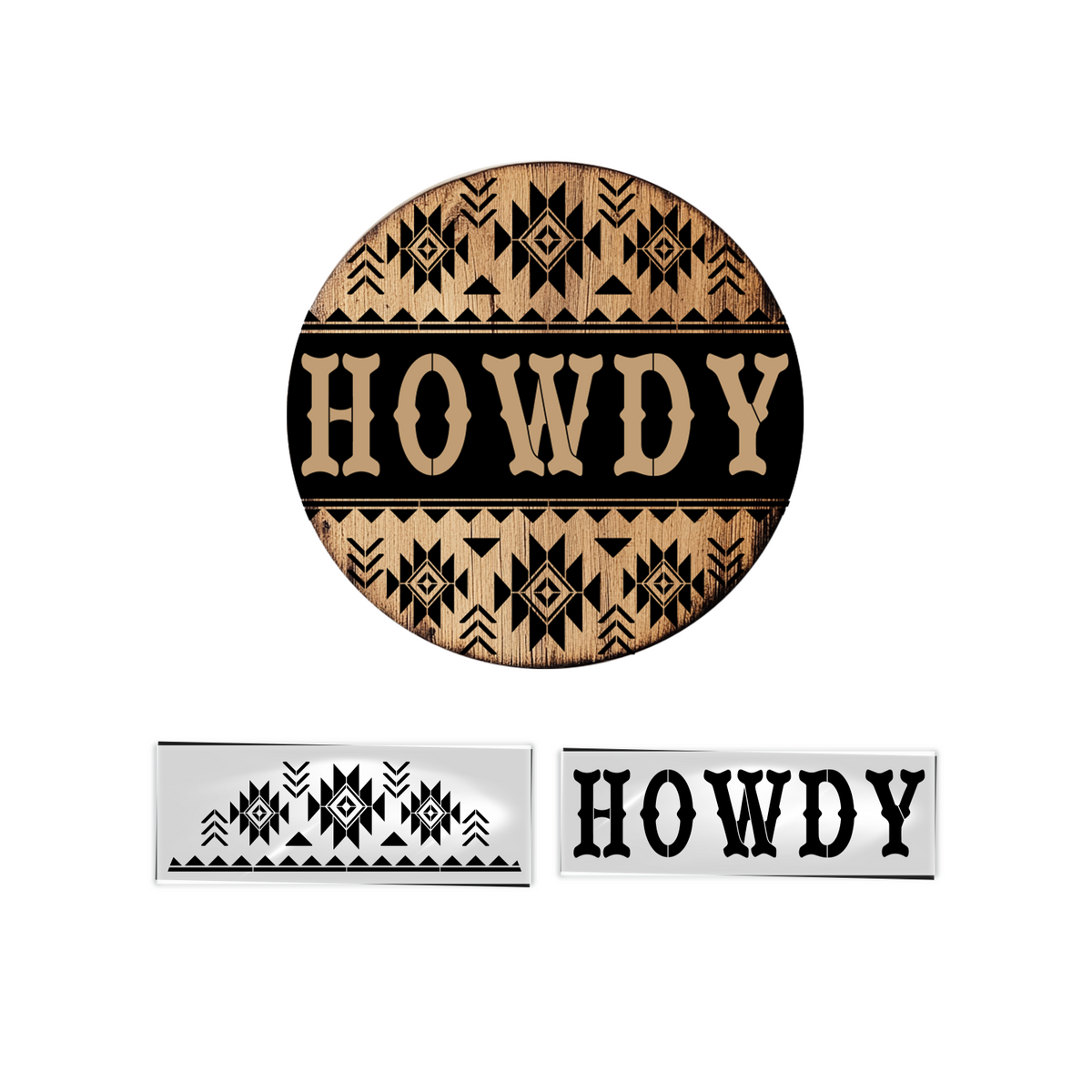 Howdy 16 Door Hanger-Home-Essential Stencil