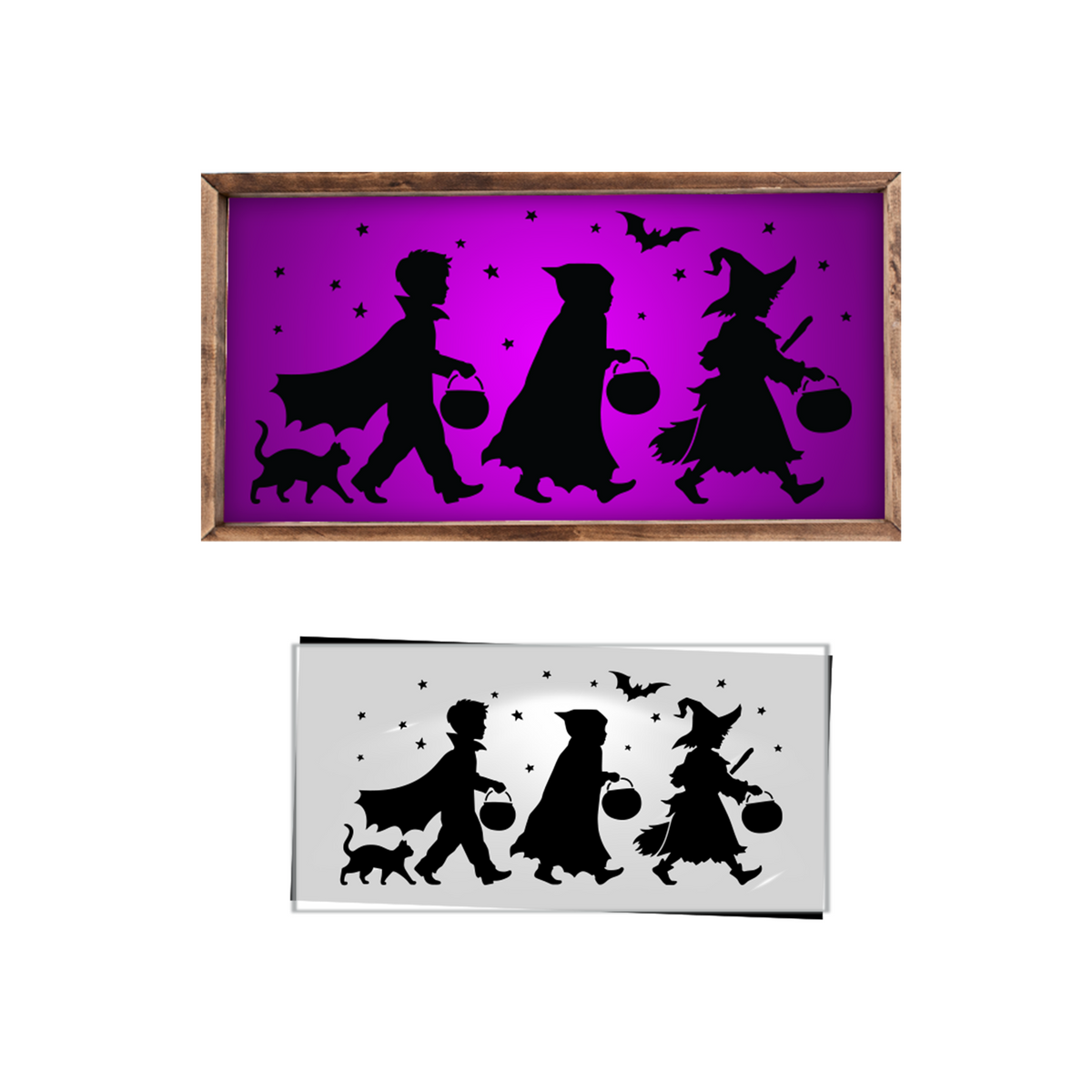 Trick or Treaters Stencil-Halloween-Essential Stencil