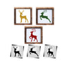 Whimsical Reindeer Mini Sign Stencils (3 Pack)
