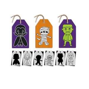 Monster Tag Stencil Set (6pc)-Halloween-Essential Stencil