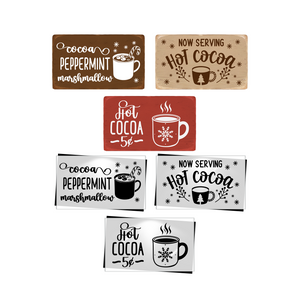 Hot Cocoa Christmas Stencil Set