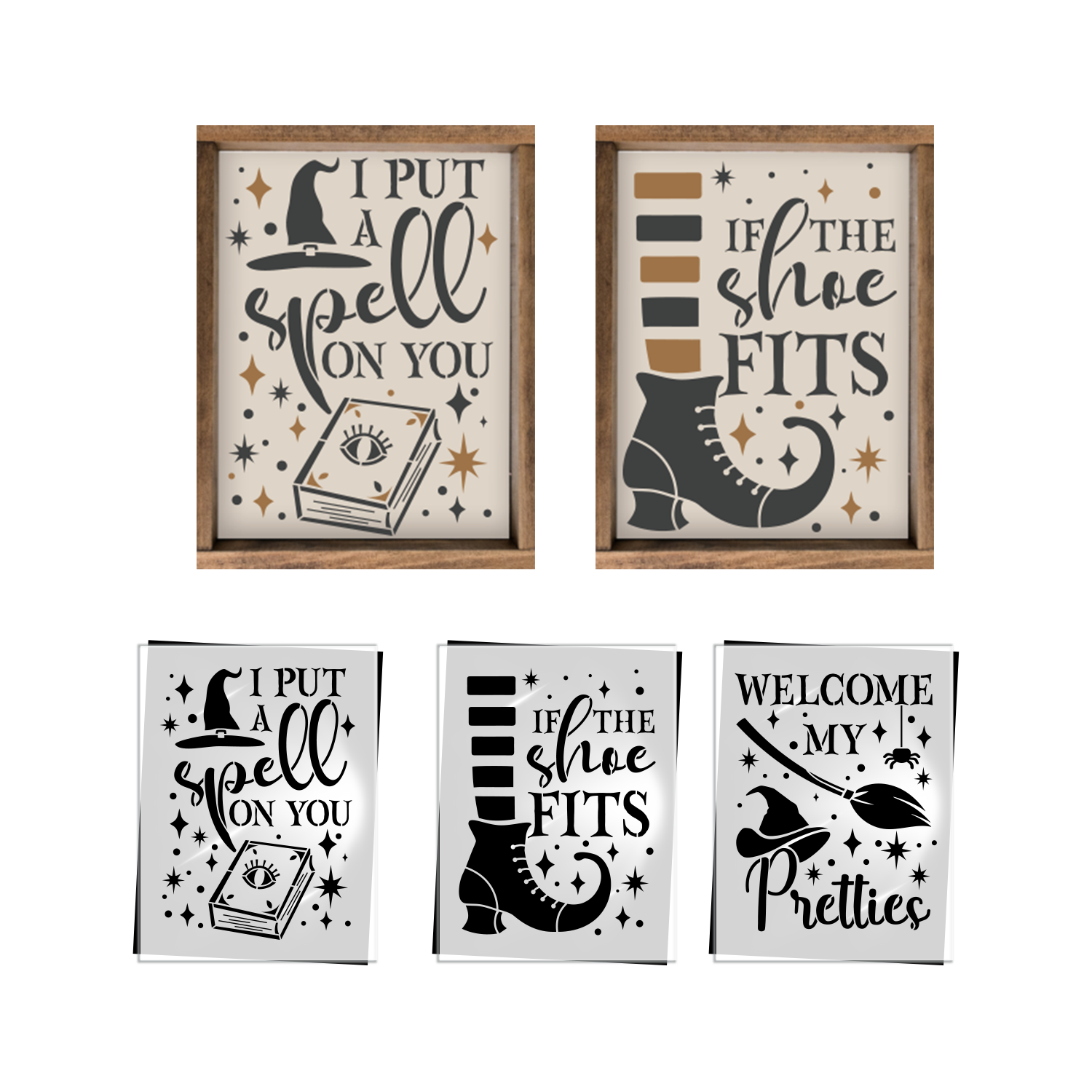I put a spell on you Stencil (3pk)-Halloween-Essential Stencil