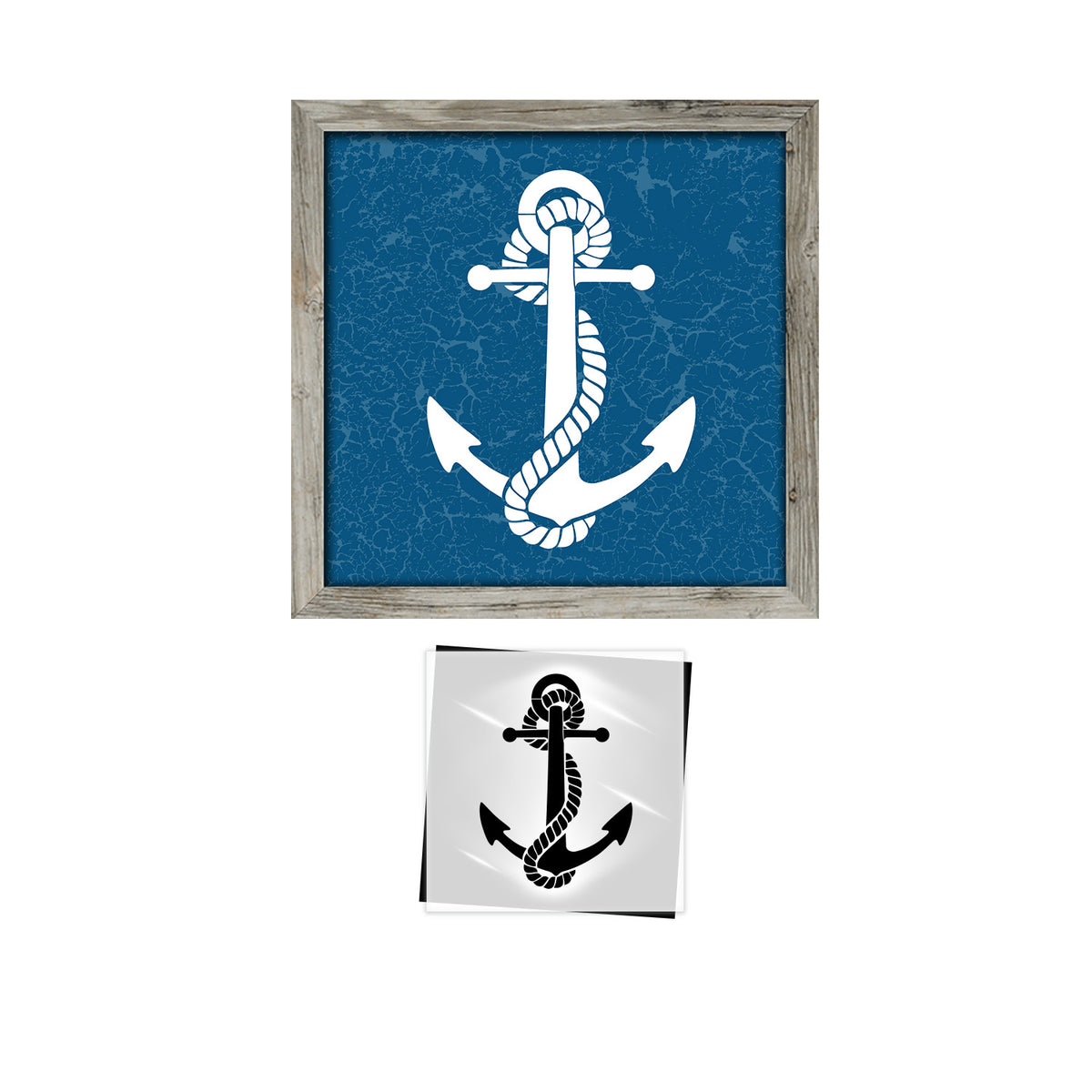 Anchor 12x12 Stencil-Summer-Essential Stencil