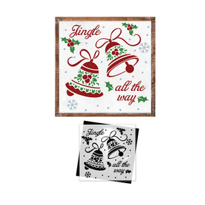 Jingle All the Way 12x12 Stencil-Summer-Essential Stencil