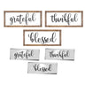 Grateful, Thankful, Blessed