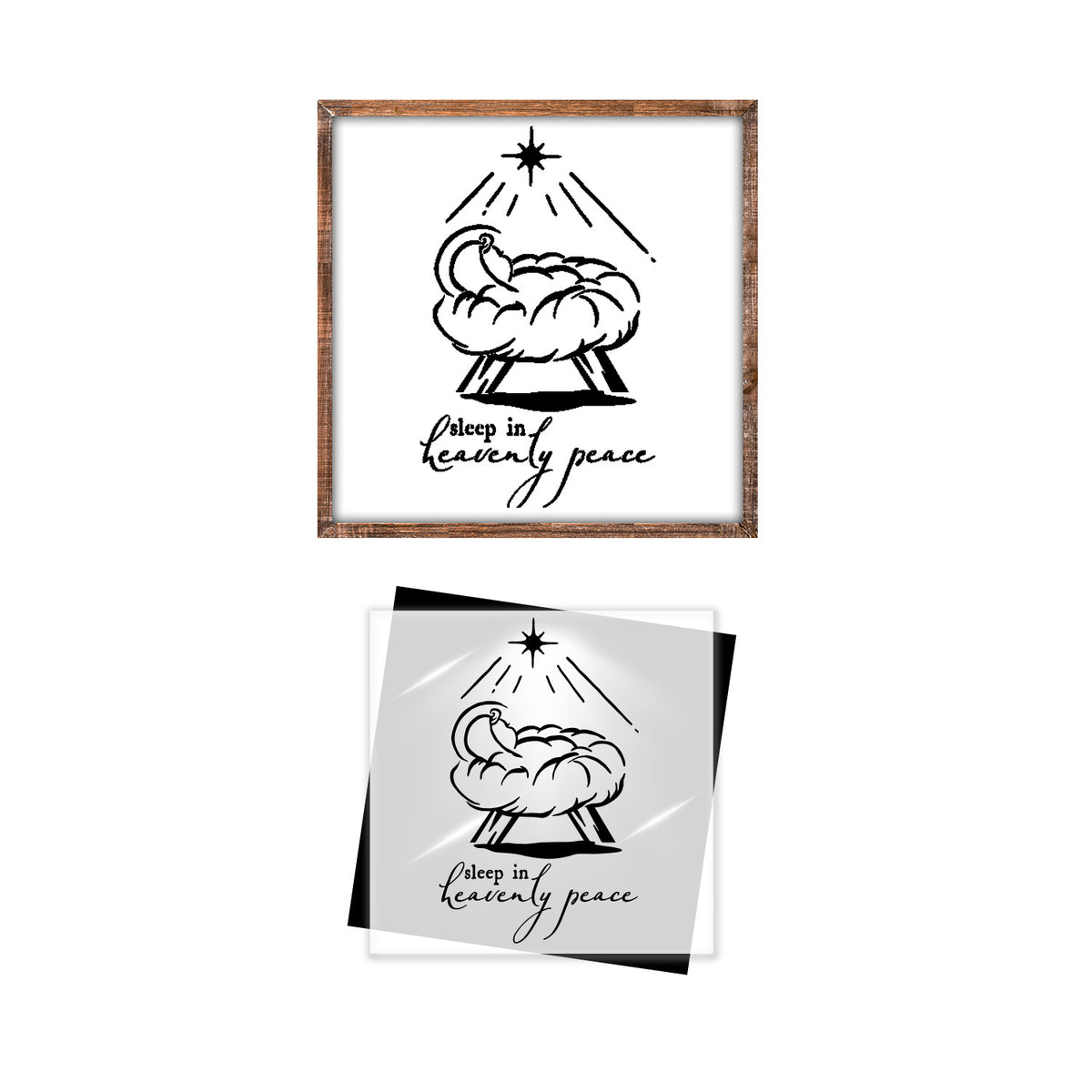 Heavenly Peace 12x12 Stencil-Summer-Essential Stencil