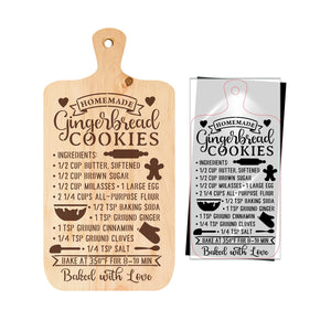 Gingerbread Cookie Recipe Stencil-Christmas-Essential Stencil