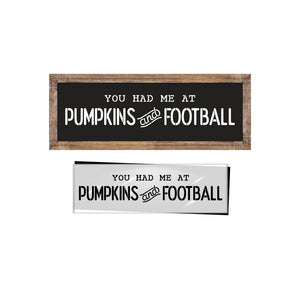 Pumpkins and Football Stencil-Fall-Essential Stencil