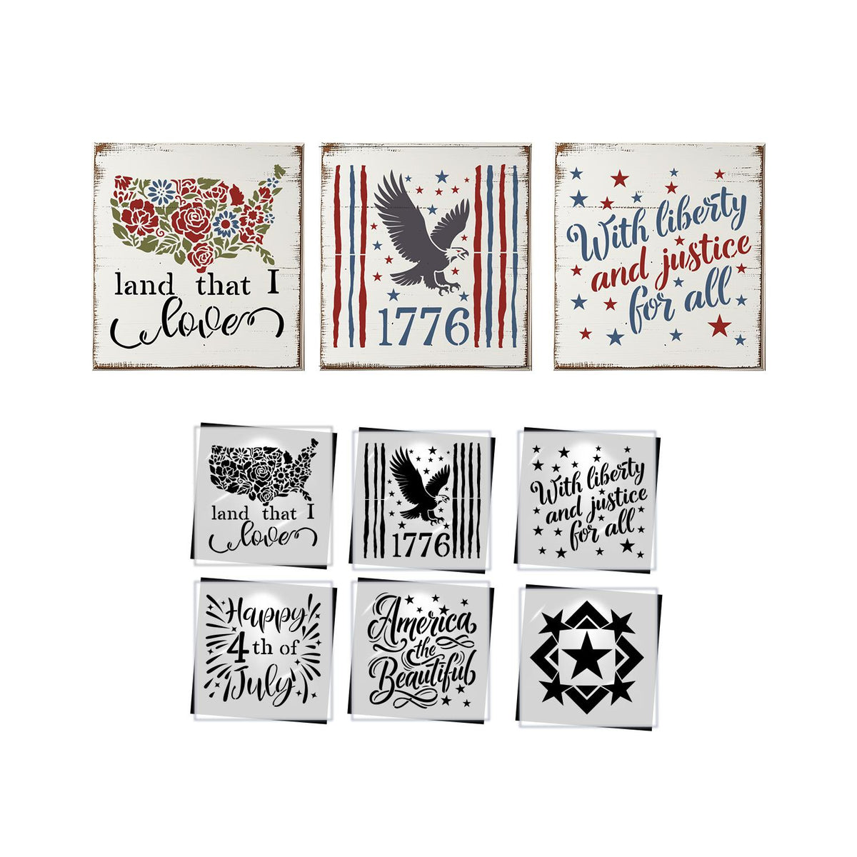1776 Mini Set-Patriotic-Essential Stencil
