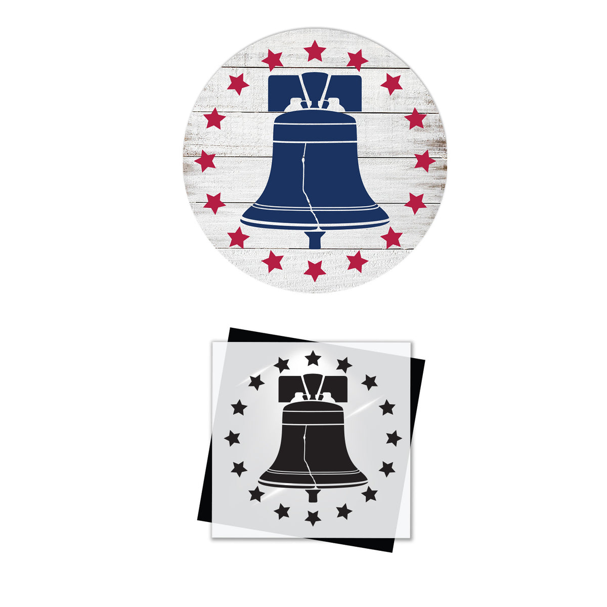 Liberty Bell Door Hanger Stencil-Patriotic-Essential Stencil
