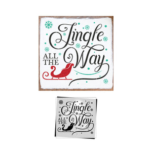Jingle All the Way Sleigh Stencil-Christmas-Essential Stencil
