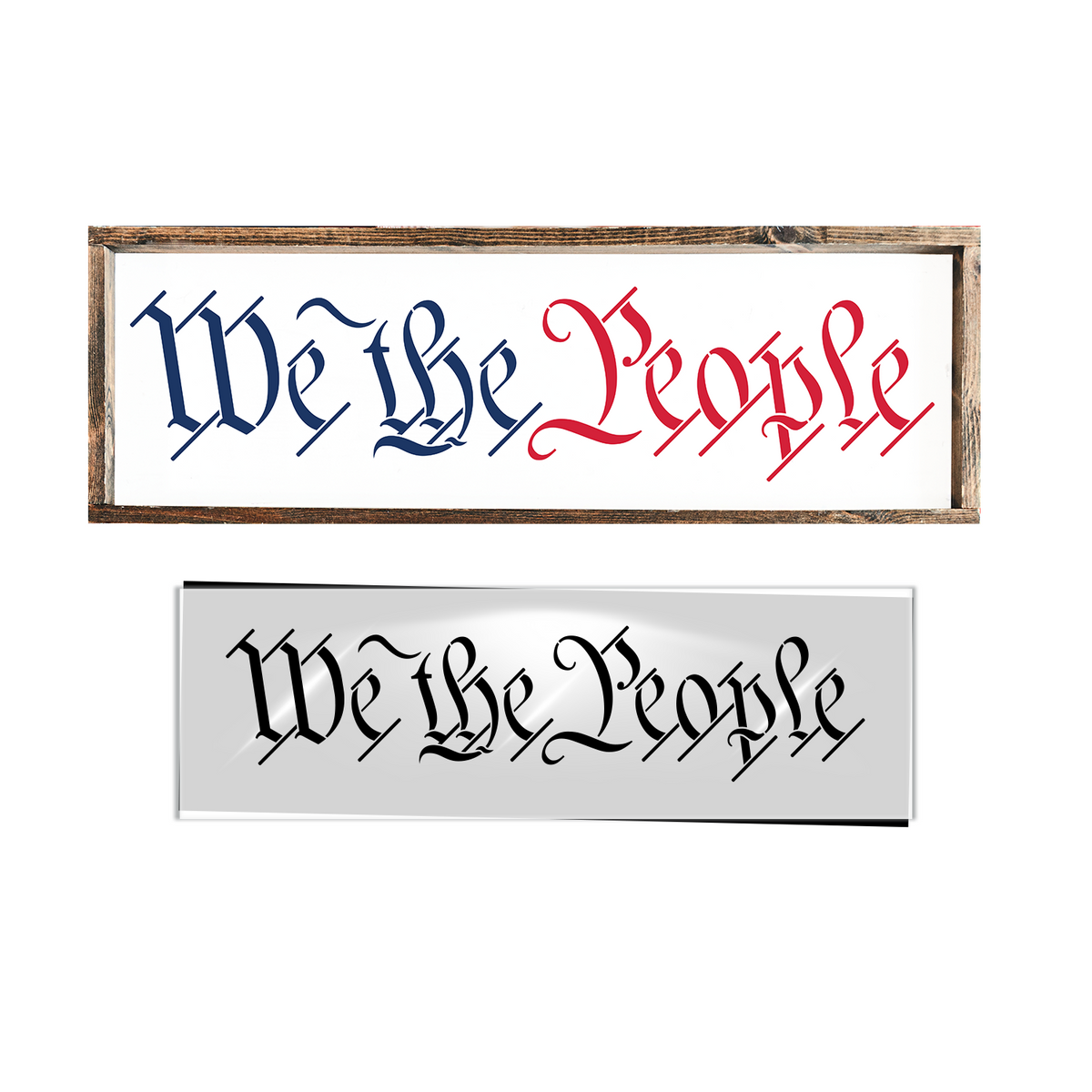 We the People-Patriotic-Essential Stencil