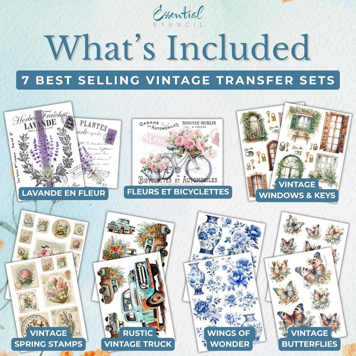 The Best of Vintage Transfer Bundle