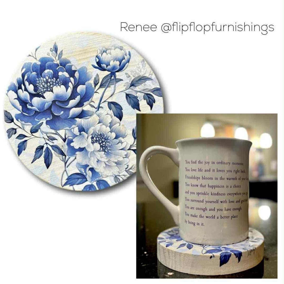 Chinoiserie Vase & Flower Rub-on Transfer Set-Rub-on Transfer-Essential Stencil