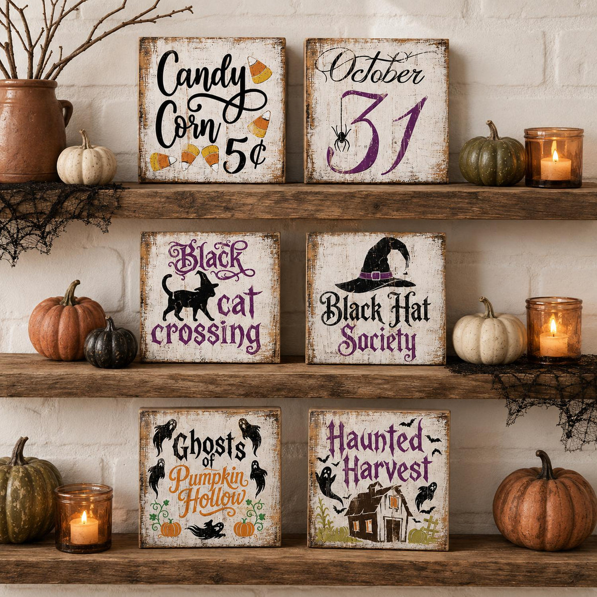 Farmhouse Halloween Stencil Set-Halloween-Essential Stencil
