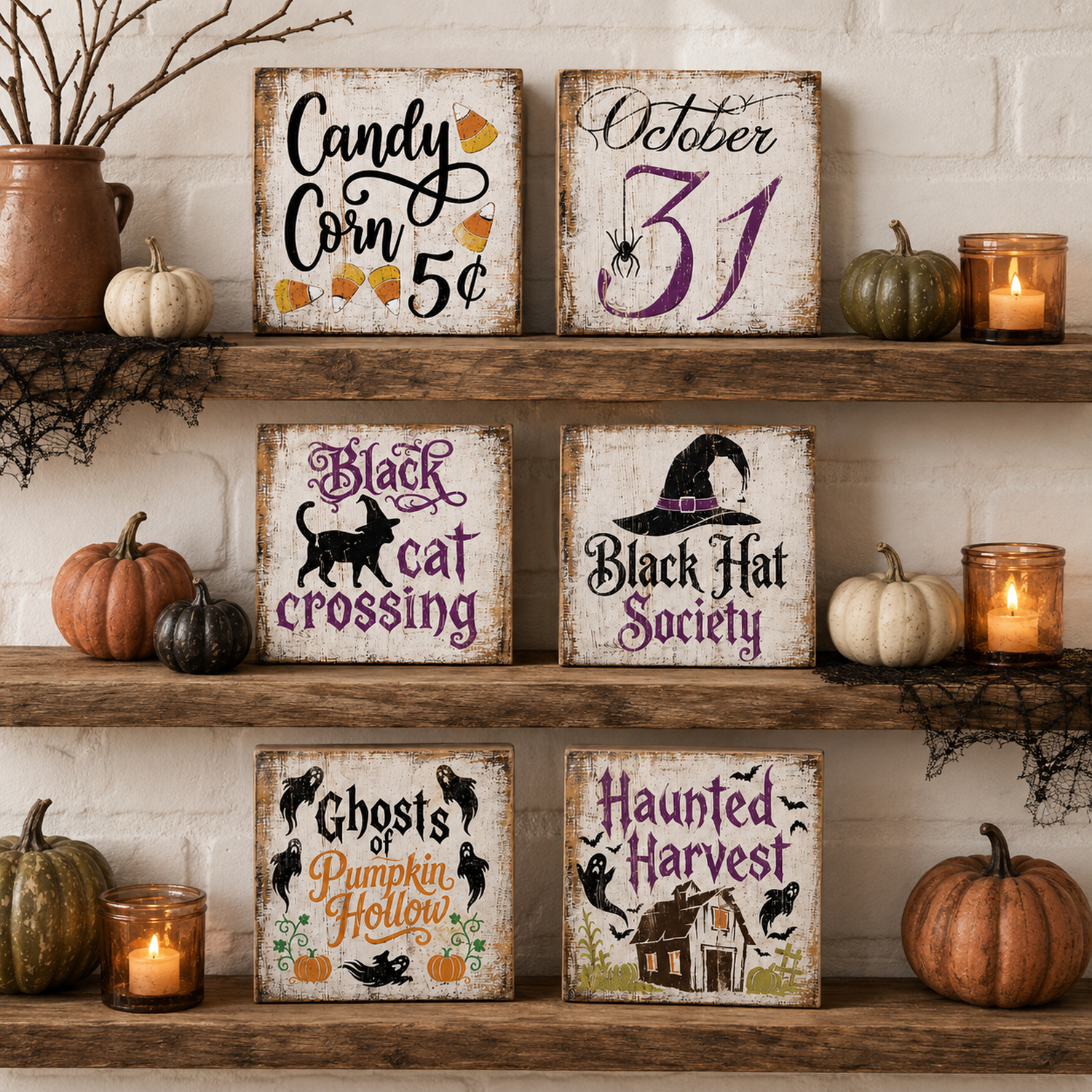 Farmhouse Halloween Stencil Set-Halloween-Essential Stencil