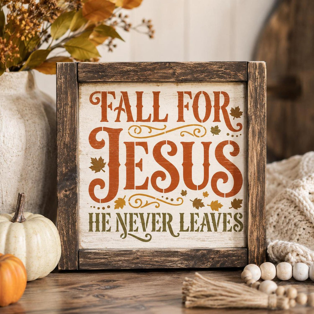 Fall for Jesus Mini Stencil Set-Fall-Essential Stencil
