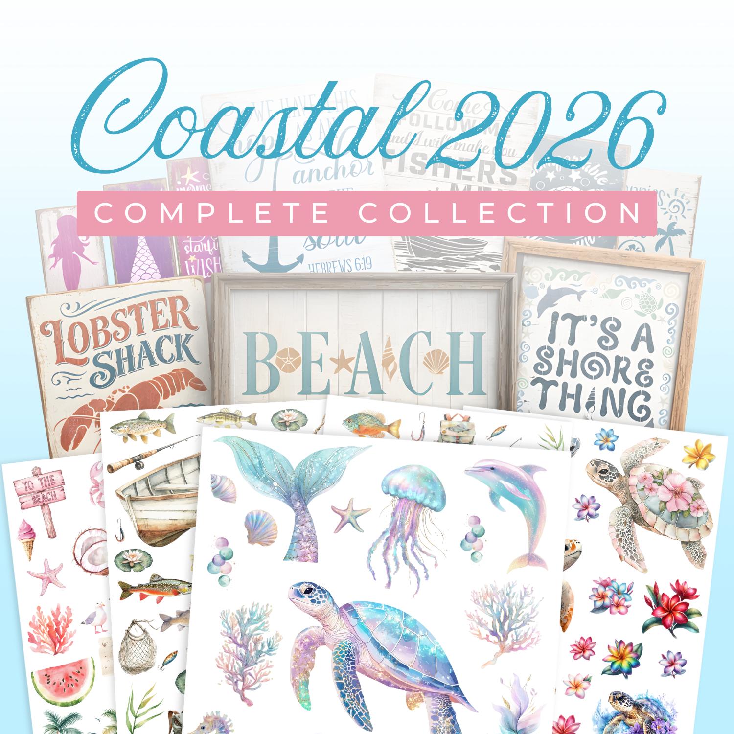 Coastal 2026 Complete Collection-Coastal-Essential Stencil