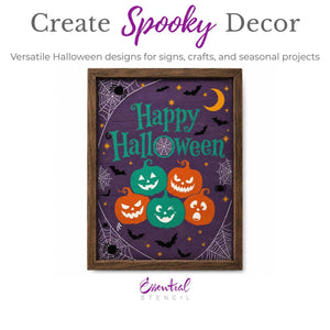Happy Halloween Stencil-Halloween-Essential Stencil