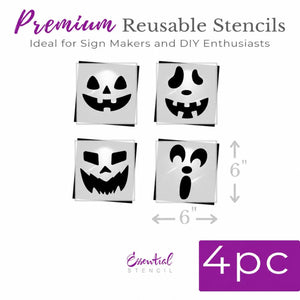 Jack O’ Lantern Face Stencils-Halloween-Essential Stencil