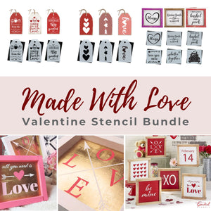 Made With Love Stencil Bundle-Essential Stencil