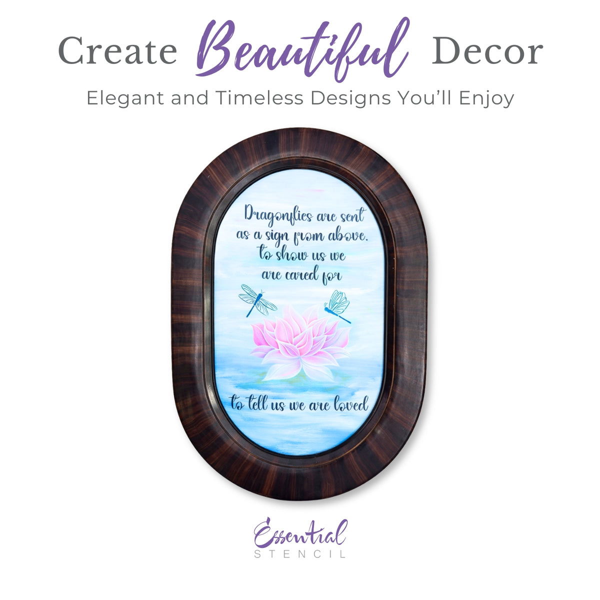 Love From Above Dragonfly Stencil-Collaboration Bundle-Essential Stencil