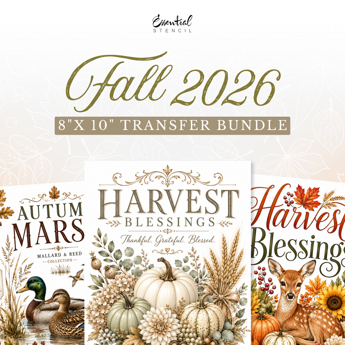 Fall 2026 | 8x10 Transfer Bundle