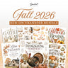Fall 2026 Rub-On Transfer Bundle
