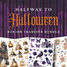 Halfway to Halloween Transfer Bundle