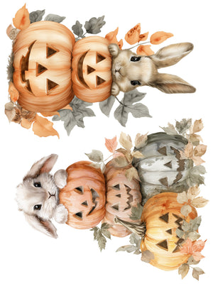 Hoppy Halloween Rub-on Transfer Set-Rub-on Transfer-Essential Stencil