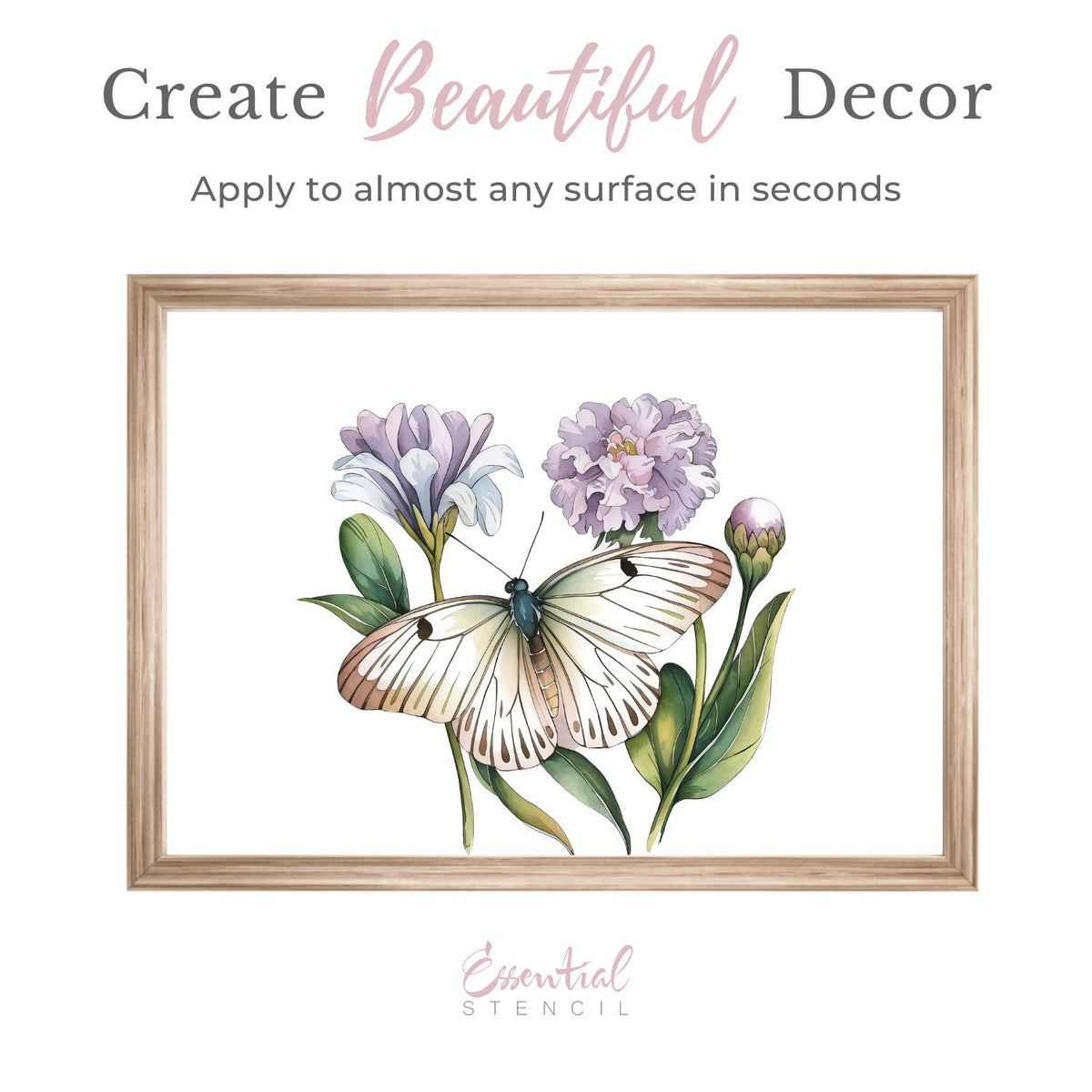 Wings of Wonder Butterfly Rub-on Transfer Set-Rub-on Transfer-Essential Stencil