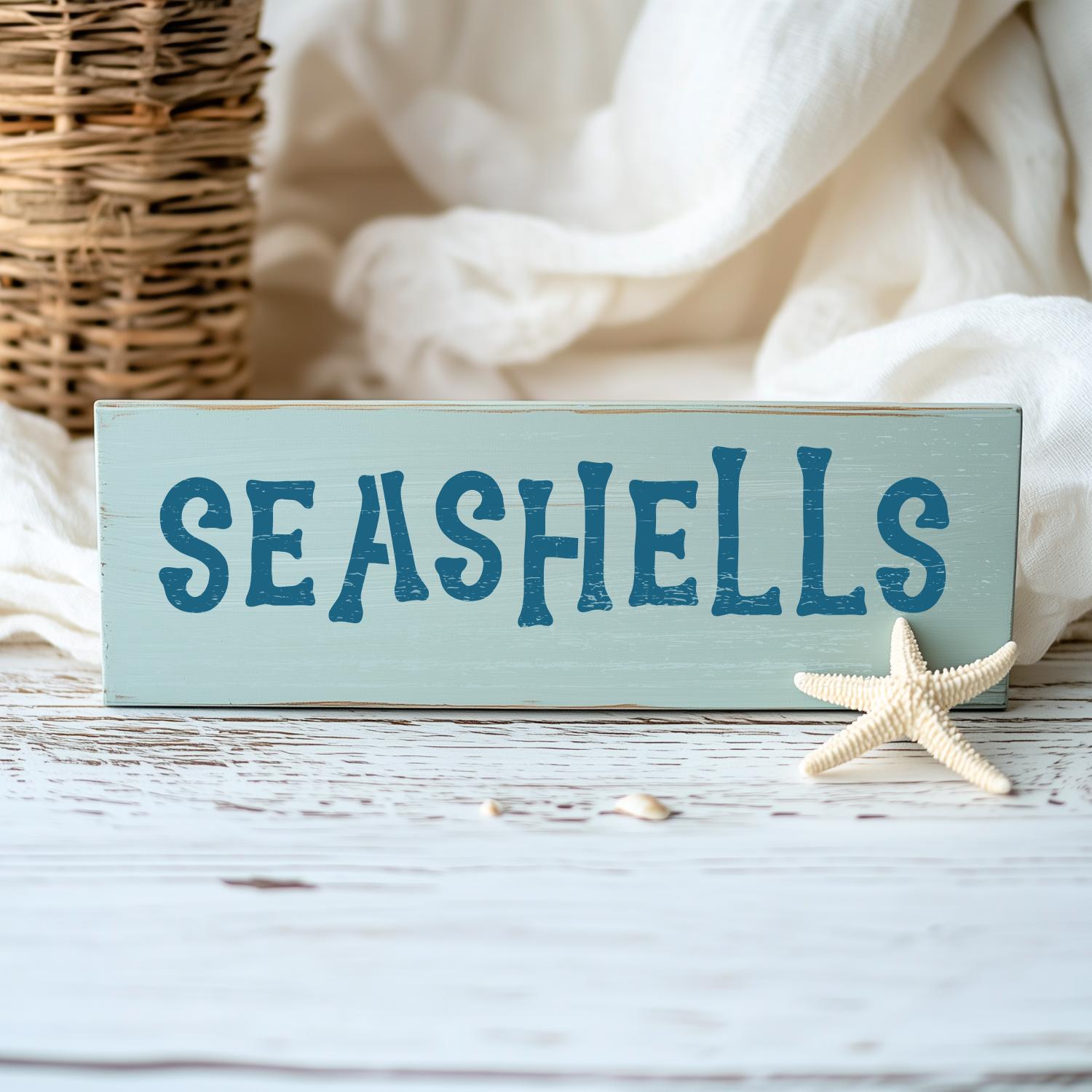 Beach & Coastal 1" Word Stencils (20pc)-Coastal-Essential Stencil