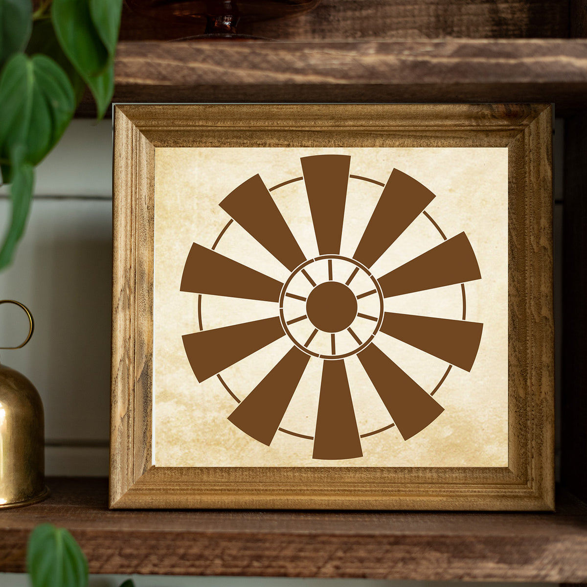 Windmill Sign Stencil-Pattern-Essential Stencil