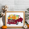 Harvest Vintage Truck Stencil
