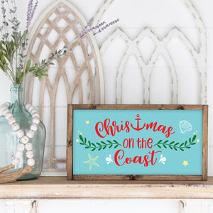Christmas on the Coast Stencil (2 pack)-Wood Surface-Essential Stencil