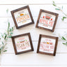 Pies Mini Sign Stencils 4pk