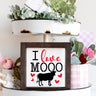 I Love Mooo Mini Sign Stencils (3 Pack)