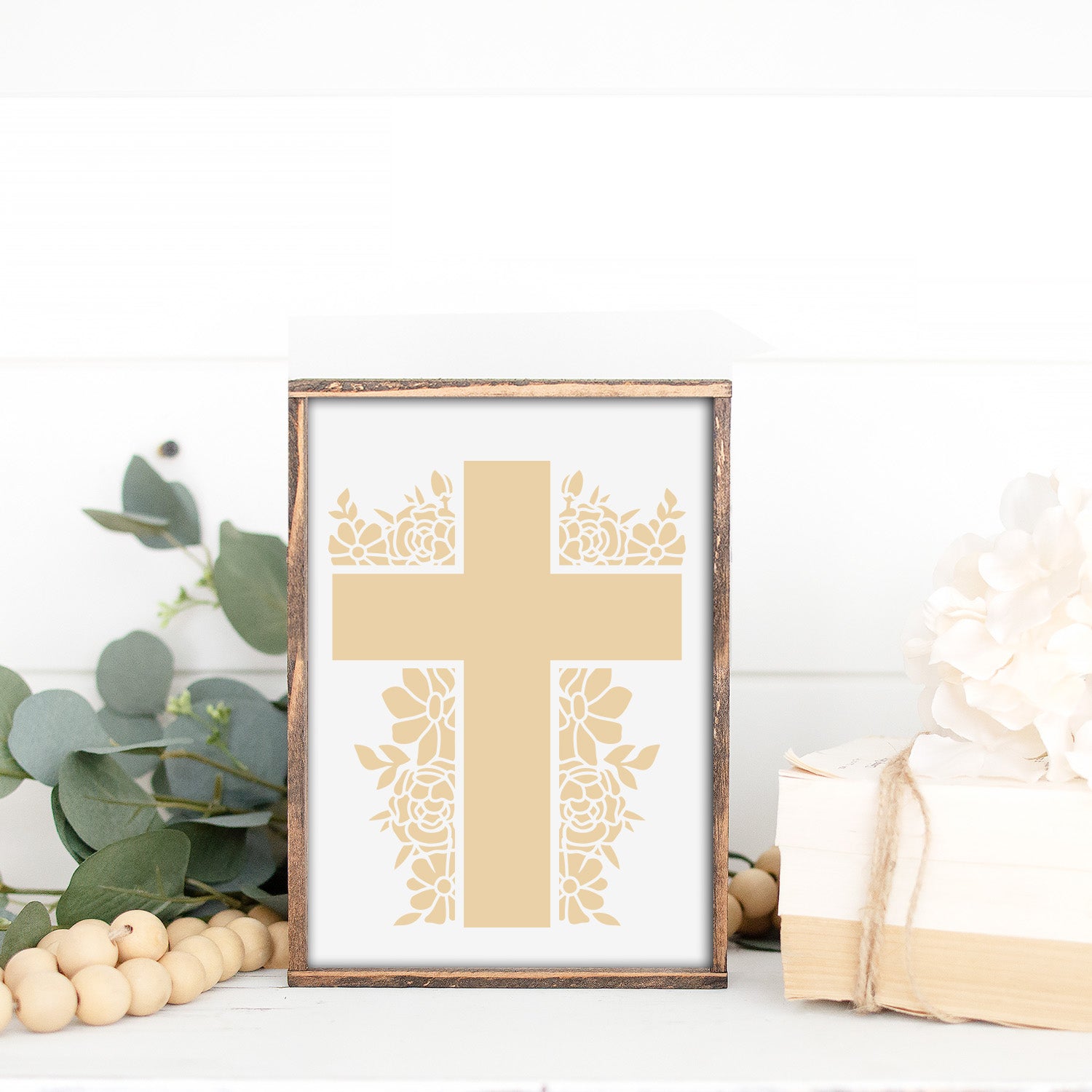 Spring Cross Stencil Set (3 Pack)-Spring-Essential Stencil