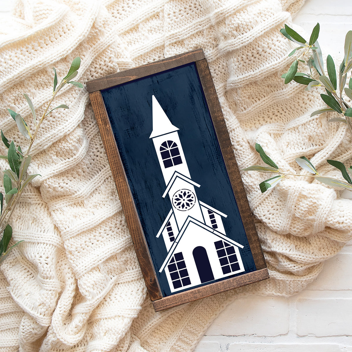 Christmas Churches Mini Layering Stencil Set-Christmas-Essential Stencil