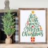 A Merry Christmas Tree and Market Stencil Set