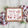 Silent Night Sign Stencil