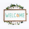 Customizable Easter Welcome Stencil Set