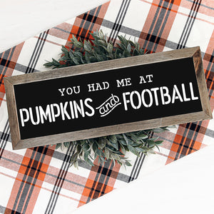 Pumpkins and Football Stencil-Fall-Essential Stencil