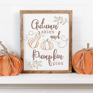 Pumpkiny Season Sign Stencil (2 pack)-Fall-Essential Stencil