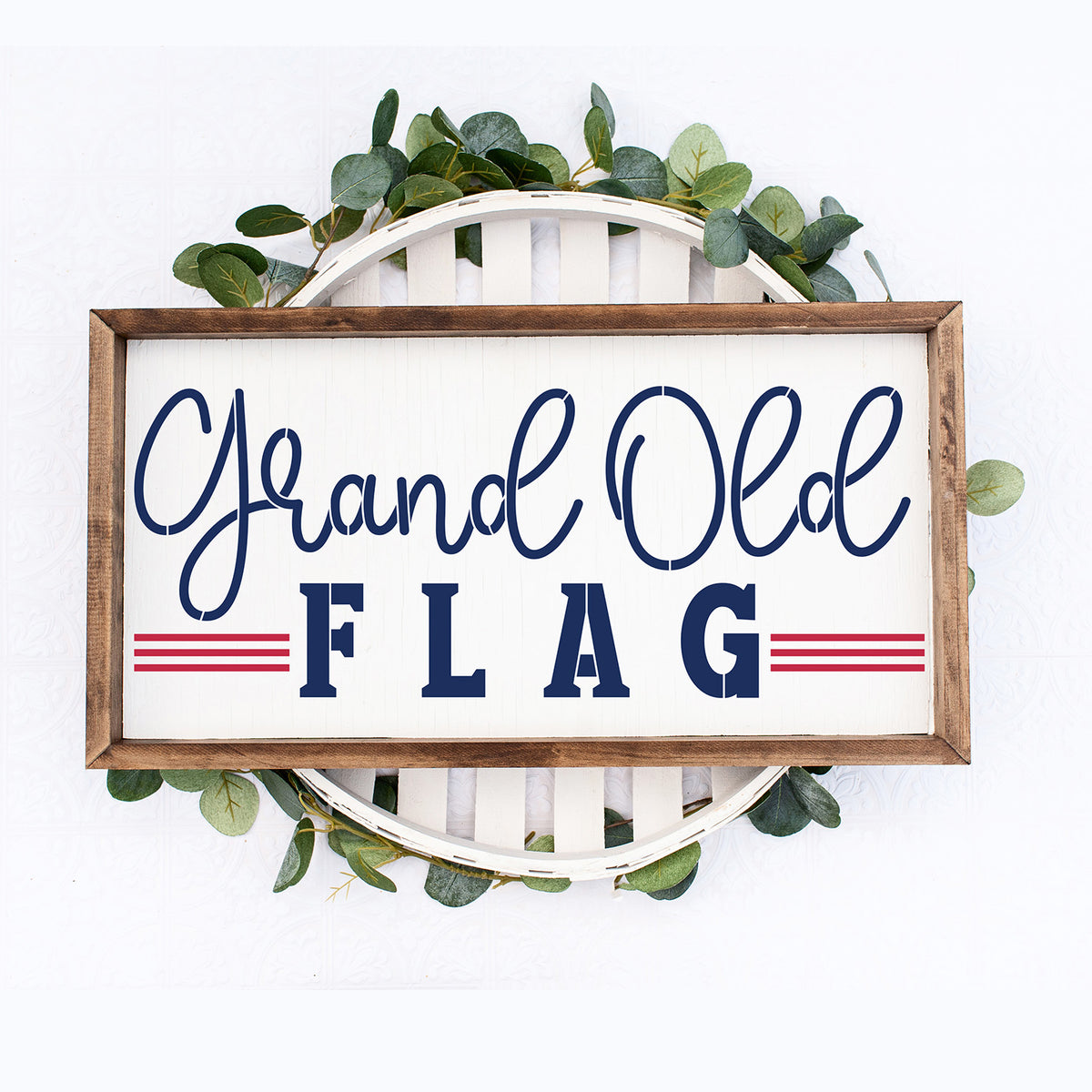 Grand Old Flag Stencil-Patriotic-Essential Stencil