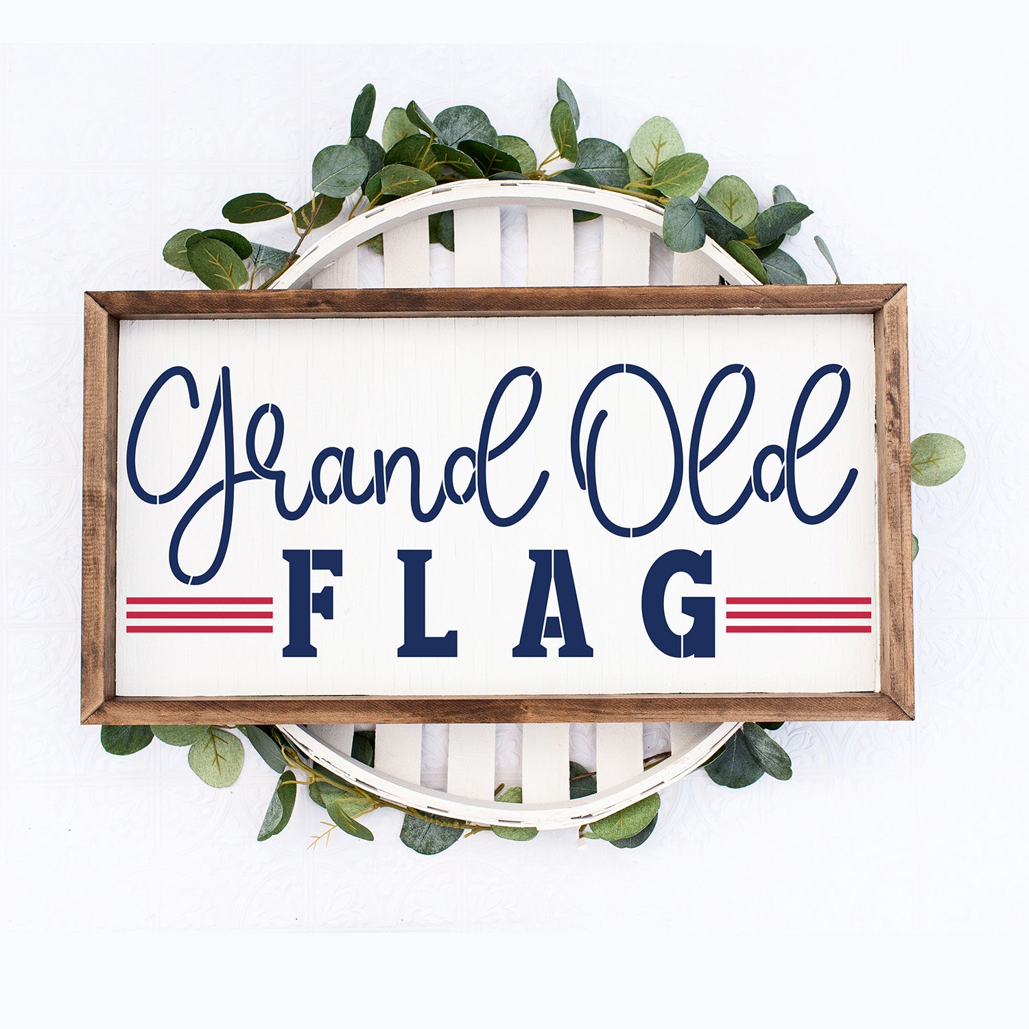 Grand Old Flag Stencil-Patriotic-Essential Stencil
