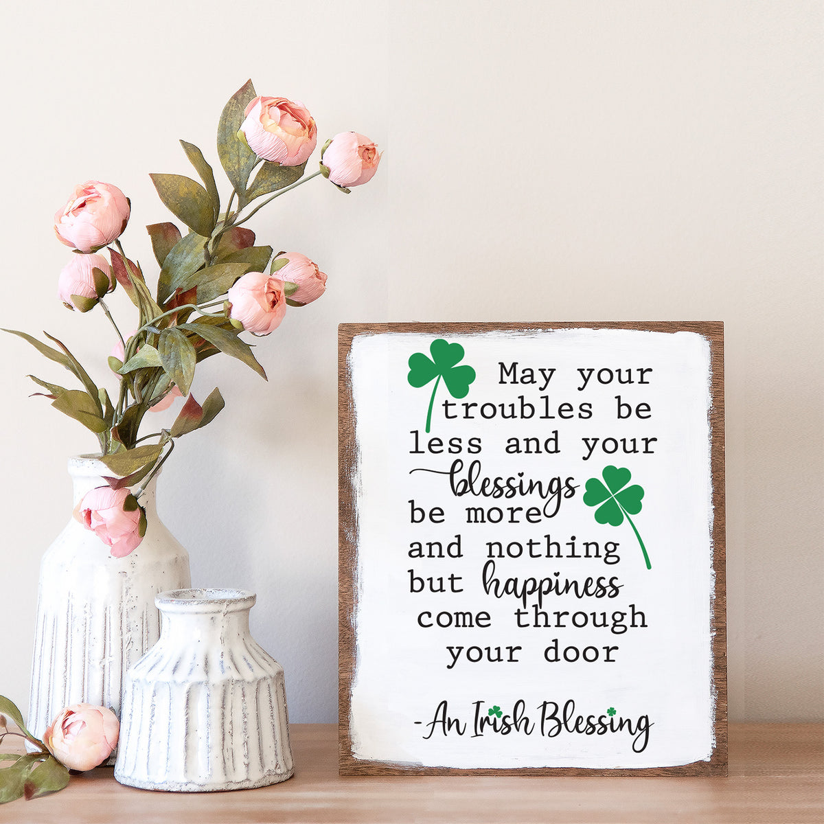 Irish Blessing & Happiness Stencil-St. Patricks Day-Essential Stencil